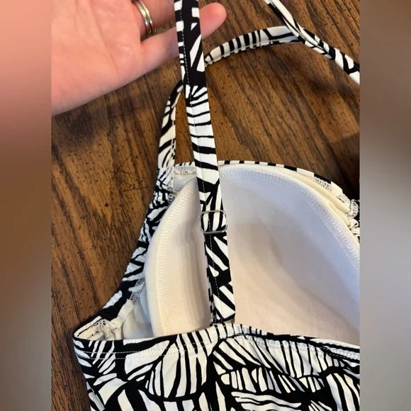 Island supply Co. Caribbean Joe women’s palm tankini top size 18 - Picture 4 of 14